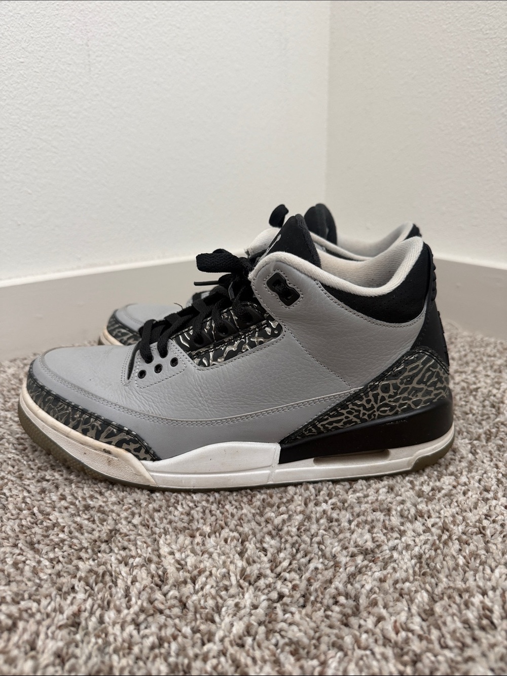 Jordan 3 Wolf Grey